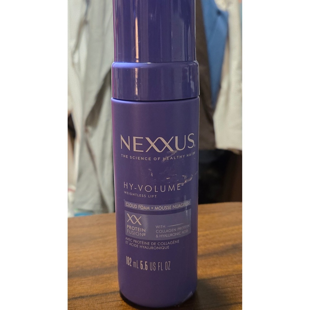 Nexxus Hy-Volume Weightless Lift Cloud Foam Hair Mousse 5.5oz Collagen Protein